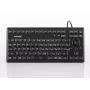 Klaviatūra GETT TKG-086-MB-IP68-Juoda pramoninė USB QWERTZ vokiška