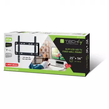 Techly ICA-PLB 262M TV laikiklis / stovas 142,2 cm (56 col.) juodas