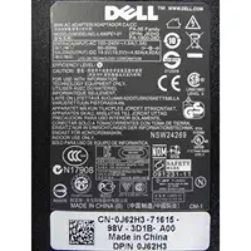 DELL J62H3 maitinimo adapteris Vidinis 90 W Juoda