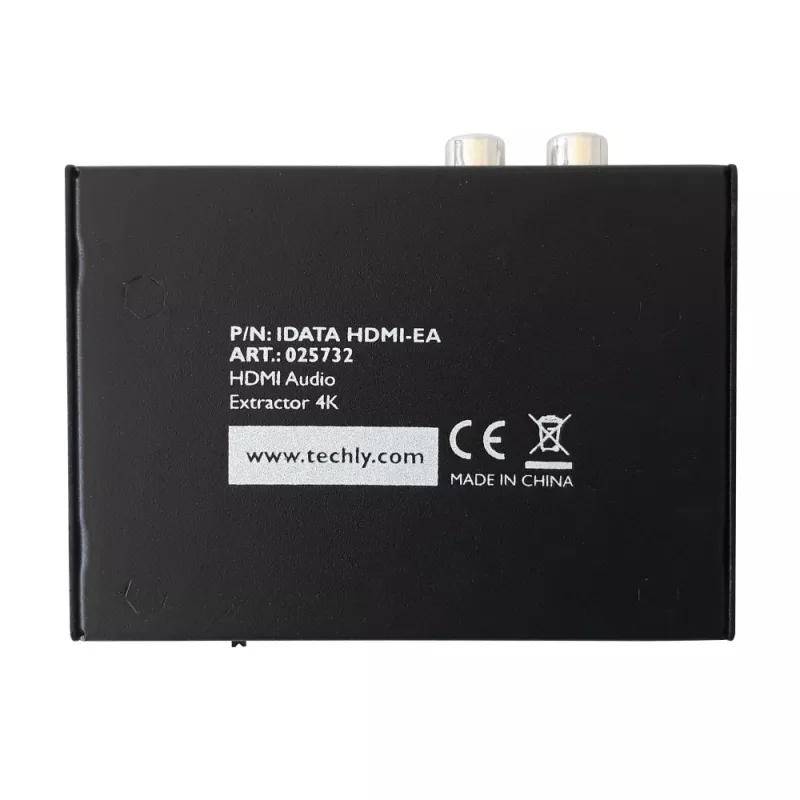 Techly garso išgaviklis HDMI SPDIF + RCA R/L IDATA HDMI-EA, 5 V, 77 mm, 64 mm, 23 mm, 351 g