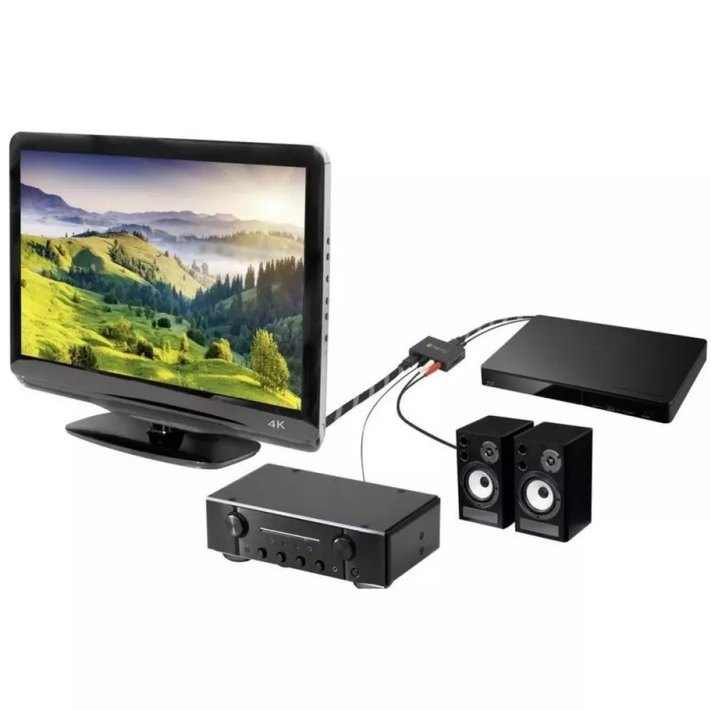 Techly garso išgaviklis HDMI SPDIF + RCA R/L IDATA HDMI-EA, 5 V, 77 mm, 64 mm, 23 mm, 351 g