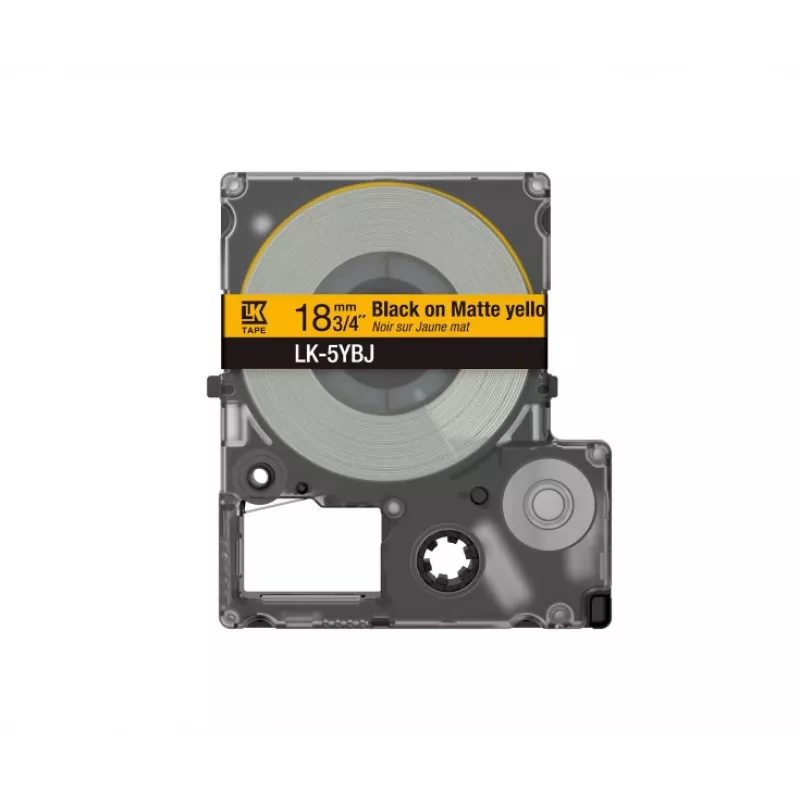Epson C53S672075 juosta etiketėms, juoda ant geltonos