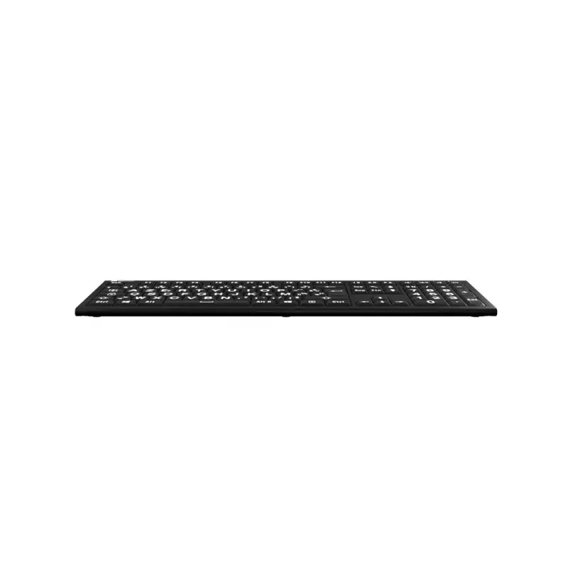 Klaviatūra Logickeyboard LKB-LPWB-A2PC-FR universali USB AZERTY prancūzų juoda
