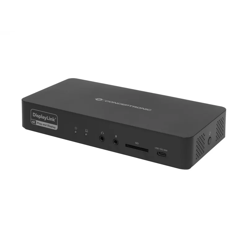 Conceptronic DONN31B 17-in-1 DisplayLink dokinė stotelė USB 3.2 Gen 2