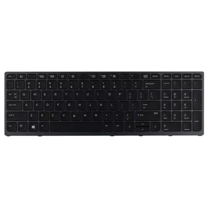 HP pakaitinė klaviatūra nešiojamajam kompiuteriui - apšviesta