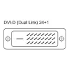 Techly Monitorio laidas DVI skaitmeninis Patinas / Patinas Dual Link 3 metrai (DVI-D) ICOC DVI-8130