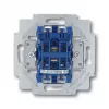 Elektrinis jungiklis 1P Busch-Jaeger 1413-0-0491 — 1-polis, 250 V kintamoji srovė, 10 A, Mėlynas metalinis, 71×71×25 mm