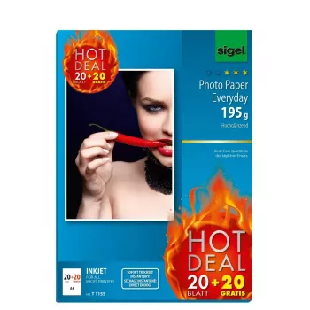 Foto popierius A4 Sigel T1155 Didelio blizgesio