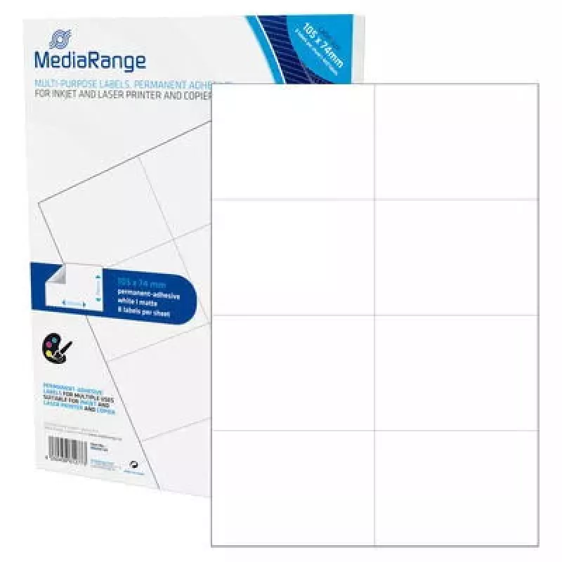 Lipnios etiketės MediaRange MRINK145