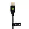 Techly ICOC MUSB312-CMAM05T USB laidas USB 3.2 Gen 1 (3.1 Gen 1) 0,5 m USB A USB C Juoda