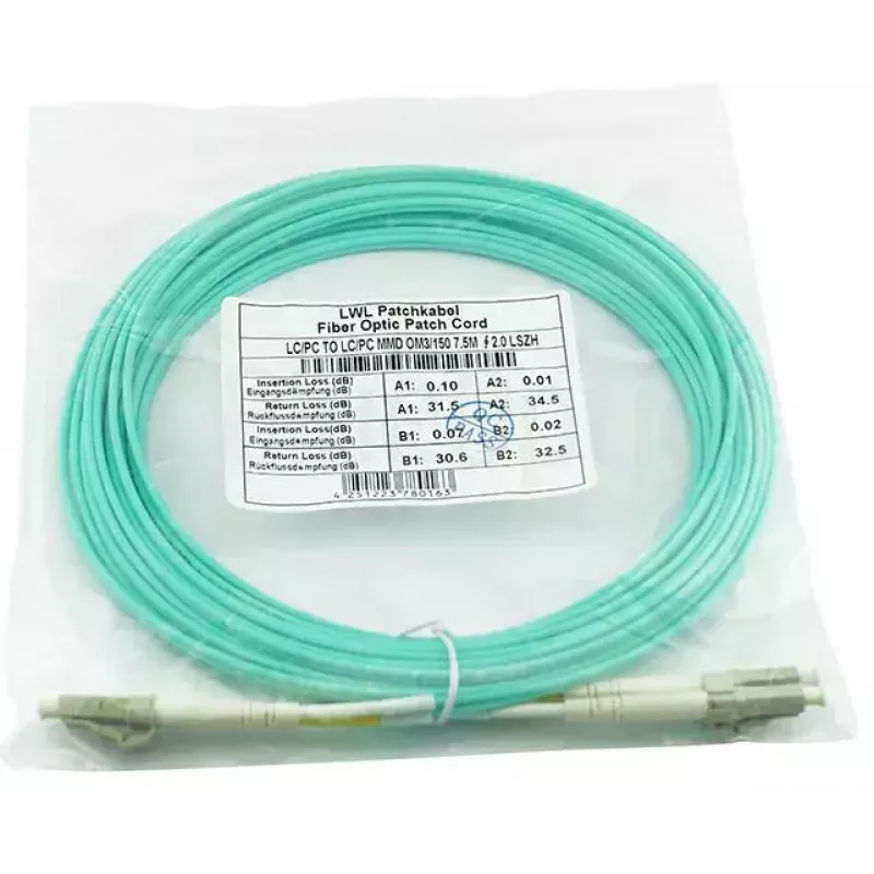 BlueOptics AJ835A InfiniBand šviesolaidinis kabelis 2 m LC Aqua OM3