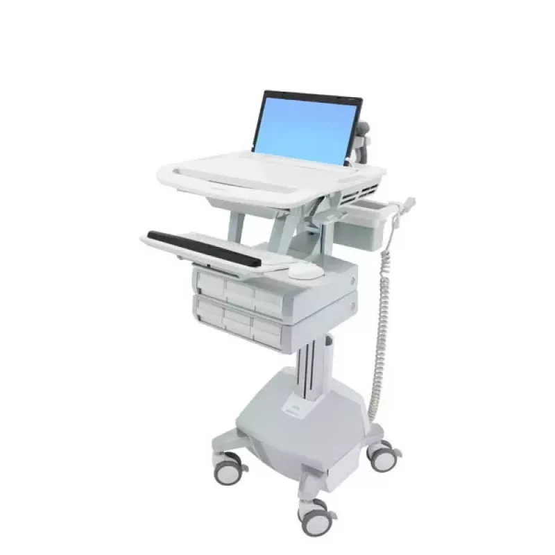 Multimedijos vežimėlis Ergotron StyleView Aliumininė pilka balta