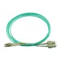“BlueOptics InfiniBand” / šviesolaidinis kabelis, 5 m, SC, LC, OM3