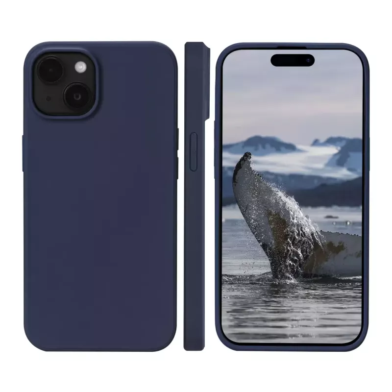 Dėklas dbramante1928 Greenland iPhone 15 Ramiojo vandenyno mėlynas Vienspalvis