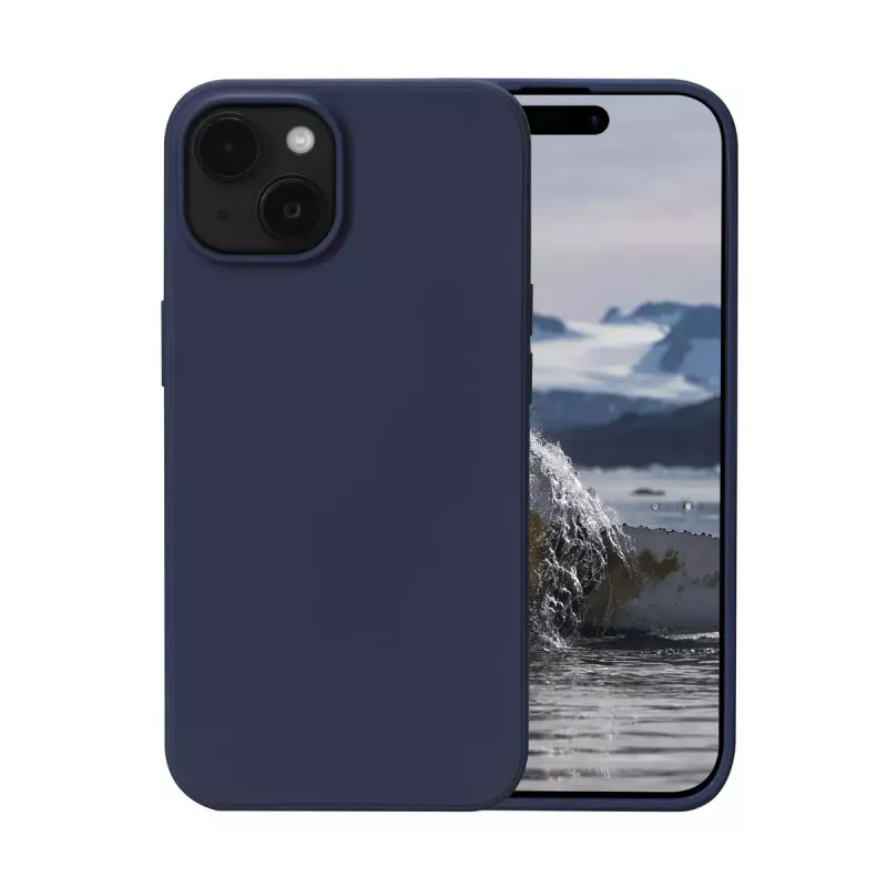 Dėklas dbramante1928 Greenland iPhone 15 Ramiojo vandenyno mėlynas Vienspalvis