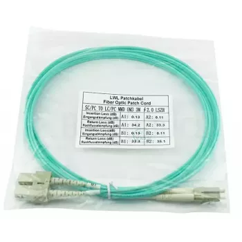 BlueOptics SFP3132EU3MK „InfiniBand“ šviesolaidinis kabelis 3 m LC SC Aqua