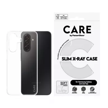 Apsauginis telefono dėklas PanzerGlass CARE Transparent X-Ray Soft Basic, skirtas Samsung Galaxy (modelis CR73372)