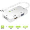 „Techly“ adapteris „3 in 1 Mini DisplayPort“ („Thunderbolt“) į HDMI / DVI / VGA IADAP MDP-COMBOF12