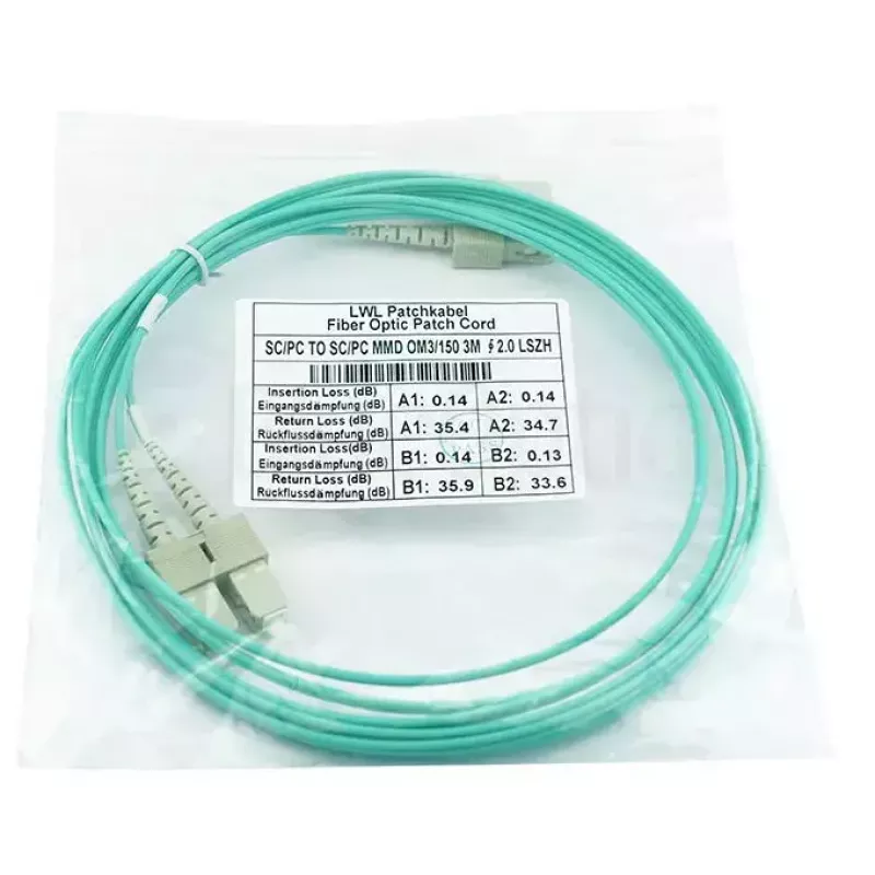 BlueOptics SFP3232EU1MK InfiniBand šviesolaidinis kabelis 1 m SC žalias