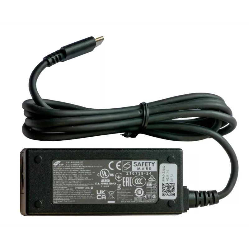Zebra PWR-BGA15V45W-UC2-WW maitinimo adapteris Vidinis 45 W Juodas
