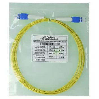 Šviesolaidinis kabelis BlueOptics SFP8181BU0.5MK 0,5 m LC geltonas