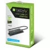 Techly IADAP-USBC-935 nešiojamojo kompiuterio dokas / prievadų atkartotuvas Laidinis USB 3.2 Gen 1 (3.1 Gen 1) Type-C Juoda