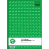 Užrašų knygelė Sigel PG415 A4 50 lapų žalia balta