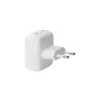 Sieninis įkroviklis d bramante re-charge Pro EU plokščias 2×USB-C 20W baltas (vidaus)
