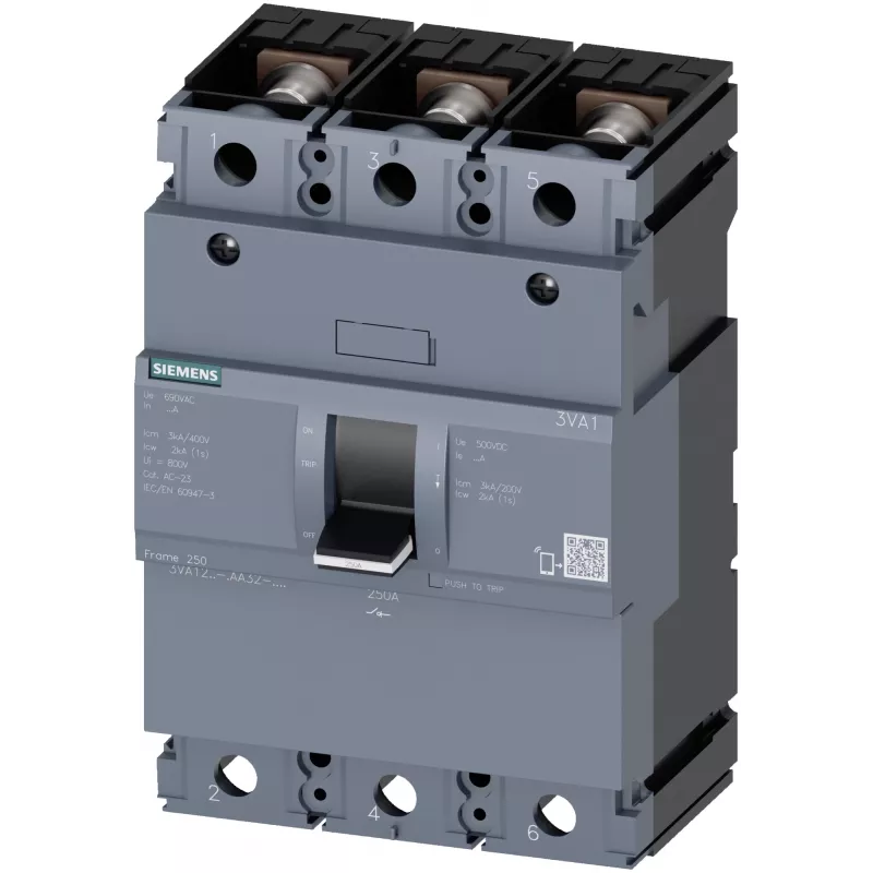 Siemens 3VA1225-1AA32-0AA0 grandinės pertraukiklis