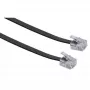 Tinklo kabelis Schwaiger 6,0 m RJ-11 – RJ-11 6 m juodas