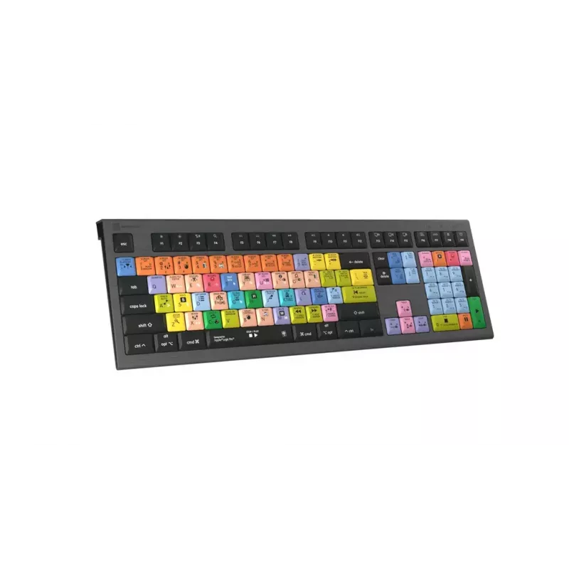 Klaviatūra Logickeyboard LKB-LOGXP2-A2M-DE universali USB QWERTZ vokiška juoda