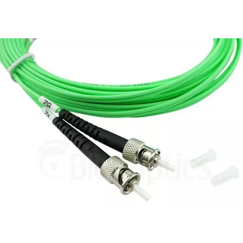 Skaidulinis optinis kabelis BlueOptics SFP3133GU3MK LC ST OM5 3 m žalios spalvos