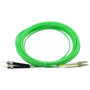 Skaidulinis optinis kabelis BlueOptics SFP3133GU3MK LC ST OM5 3 m žalios spalvos