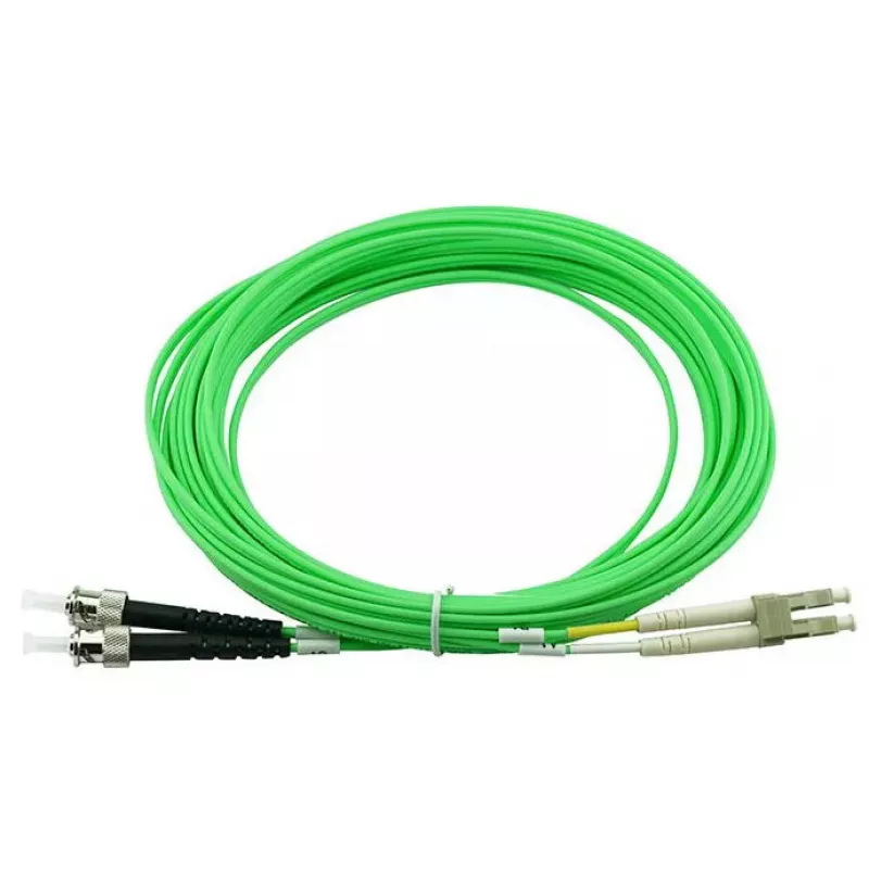 Skaidulinis optinis kabelis BlueOptics SFP3133GU3MK LC ST OM5 3 m žalios spalvos