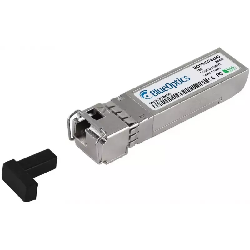BlueOptics SFP-10G-BX-U-20-FR-BO tinklo siųstuvo-imtuvo modulis. Šviesolaidinis 10000 Mbit/s SFP+