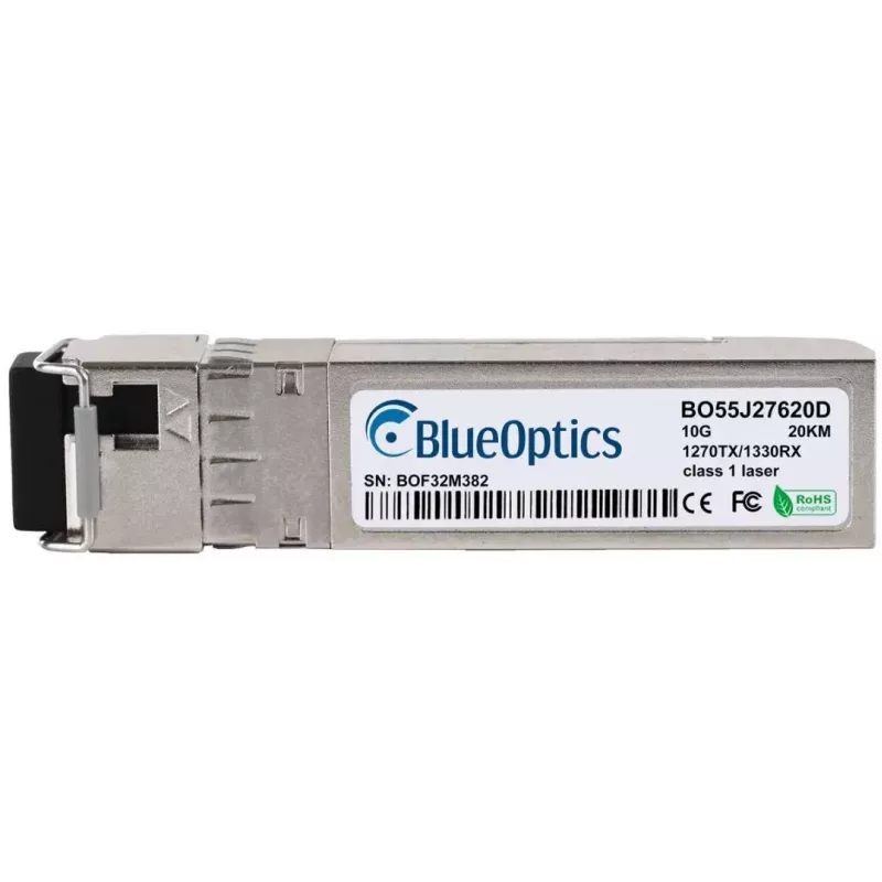 BlueOptics SFP-10G-BX-U-20-FR-BO tinklo siųstuvo-imtuvo modulis. Šviesolaidinis 10000 Mbit/s SFP+