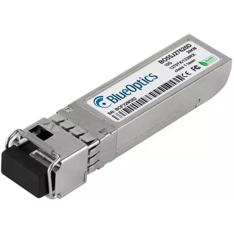 BlueOptics SFP-10G-BX-U-20-FR-BO tinklo siųstuvo-imtuvo modulis. Šviesolaidinis 10000 Mbit/s SFP+