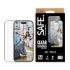 Ekrano apsauga PanzerGlass SAFE, skirta iPhone 17 Ultra‑Wide Fit, su juodu rėmeliu