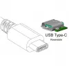 Techly keitiklio laido adapteris USB į VGA-C, C prievado USB įkrovimas IADAP USB31-VU31