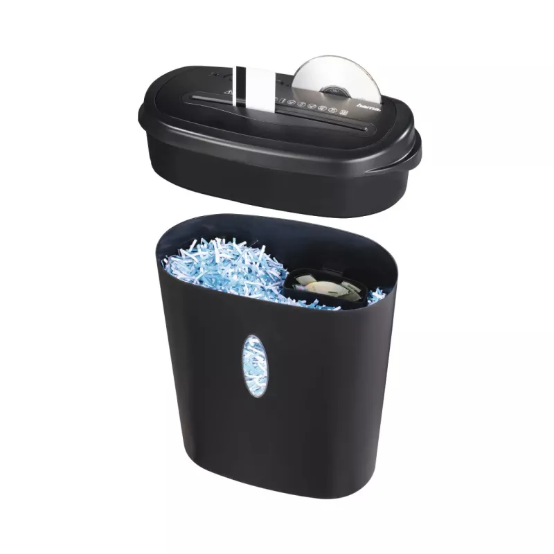 Hama Home X12CD popieriaus smulkintuvas Kryžminis smulkinimas 72 dB 22 cm Juoda