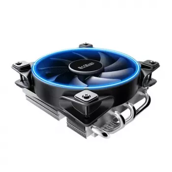 Aušinimo komplektas PCCOOLER GI-46U viršutinio pūtimo procesoriaus aušintuvas 12cm 1000-1800 RPM mėlynas