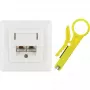 Socket outlet RJ-45 Schwaiger TDU2628532