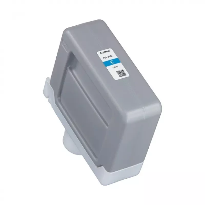 “Canon PFI-340 C” rašalinė kasetė 1 vnt. Originali standartinės talpos žalsvai mėlyna