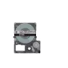 Epson matinė juosta – pilka/juoda 18 mm (8 m) – LK-5ABJ, juoda ant pilkos, LK, Rhino, LabelWorks LW-C410, LabelWorks LW-C610, 1,8 cm, 8 m