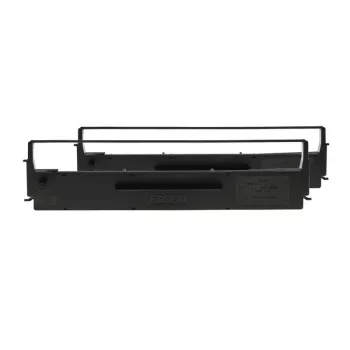 Juoda juostelės kasetė Epson SIDM C13S015647 LX-350/300+/300+II