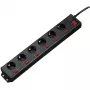 Hama 00137259 maitinimo ilgintuvas 1,4 m 6 kintamosios srovės lizdai (-ų) Vidaus Juodas