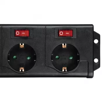 Hama 00137259 maitinimo ilgintuvas 1,4 m 6 kintamosios srovės lizdai (-ų) Vidaus Juodas
