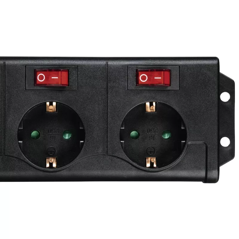 Hama 00137259 maitinimo ilgintuvas 1,4 m 6 kintamosios srovės lizdai (-ų) Vidaus Juodas