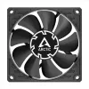 Ventiliatorius Arctic P8 plonas PWM PST 80 mm žemo profilio 38,23 m³/h Fluid Dynamic Bearing juodas