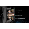 Ventiliatorius Arctic P8 plonas PWM PST 80 mm žemo profilio 38,23 m³/h Fluid Dynamic Bearing juodas